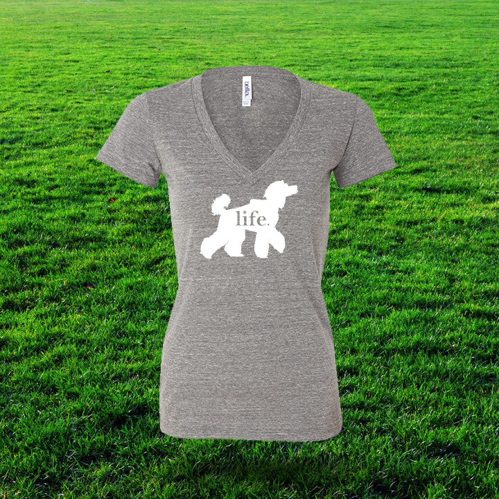 Poodle Dog Life Life Ladies T By Jack